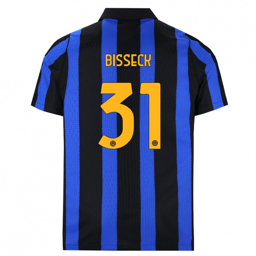 Danxen Criança Camisola Yann Bisseck #31 Preto Azul Amarelo Principal 2026/27 Camisa Brasil