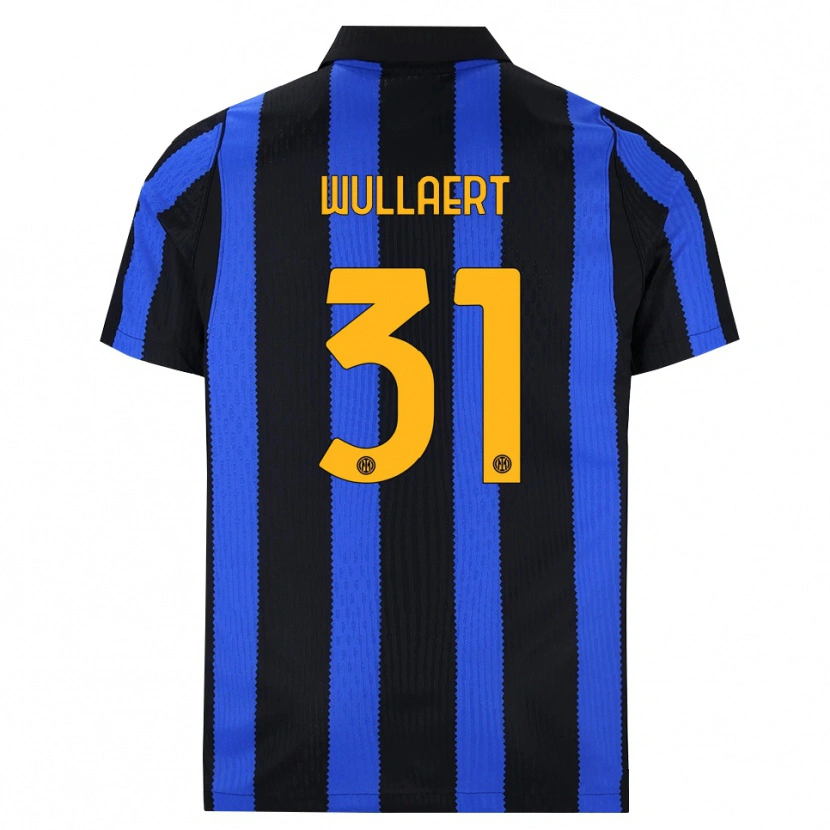 Danxen Criança Camisola Tessa Wullaert #31 Preto Azul Amarelo Principal 2026/27 Camisa Brasil
