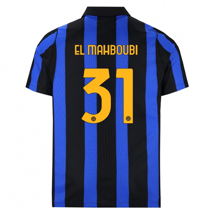 Danxen Criança Camisola Anas El Mahboubi #31 Preto Azul Amarelo Principal 2026/27 Camisa Brasil
