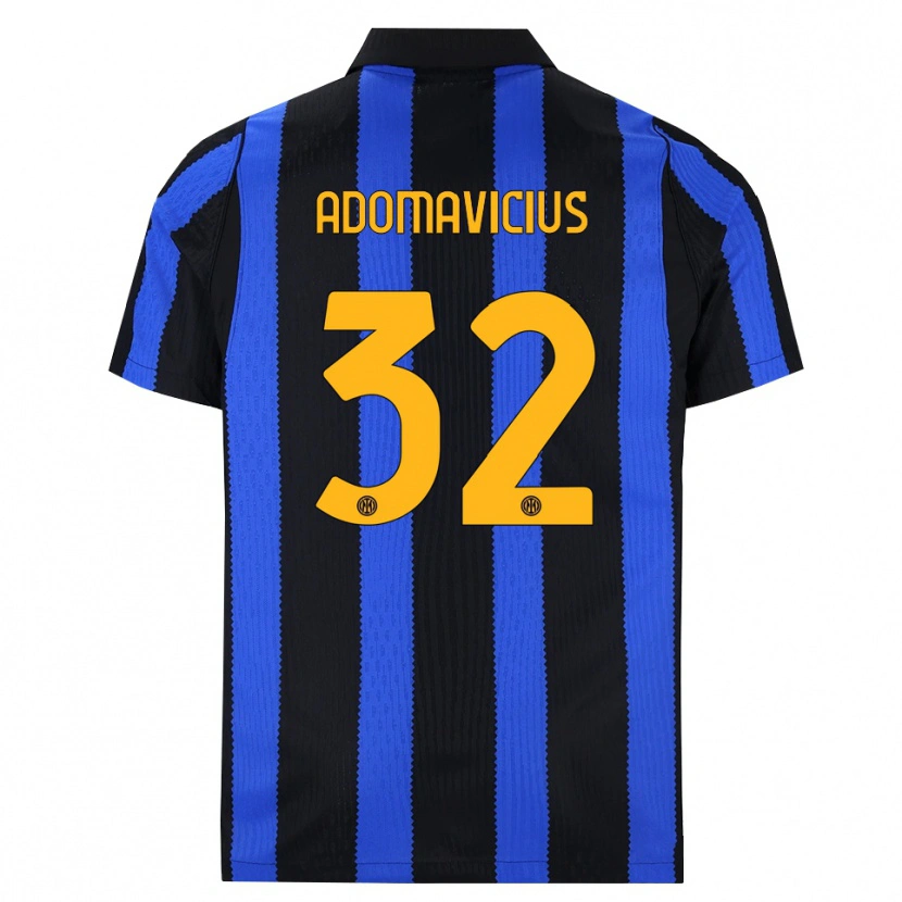 Danxen Criança Camisola Henrikas Adomavičius #32 Preto Azul Amarelo Principal 2026/27 Camisa Brasil