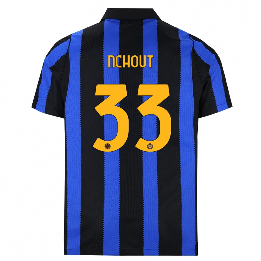 Danxen Criança Camisola Ajara Nchout #33 Preto Azul Amarelo Principal 2026/27 Camisa Brasil