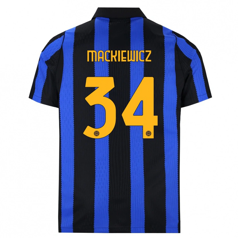 Danxen Criança Camisola Patryk Mackiewicz #34 Preto Azul Amarelo Principal 2026/27 Camisa Brasil