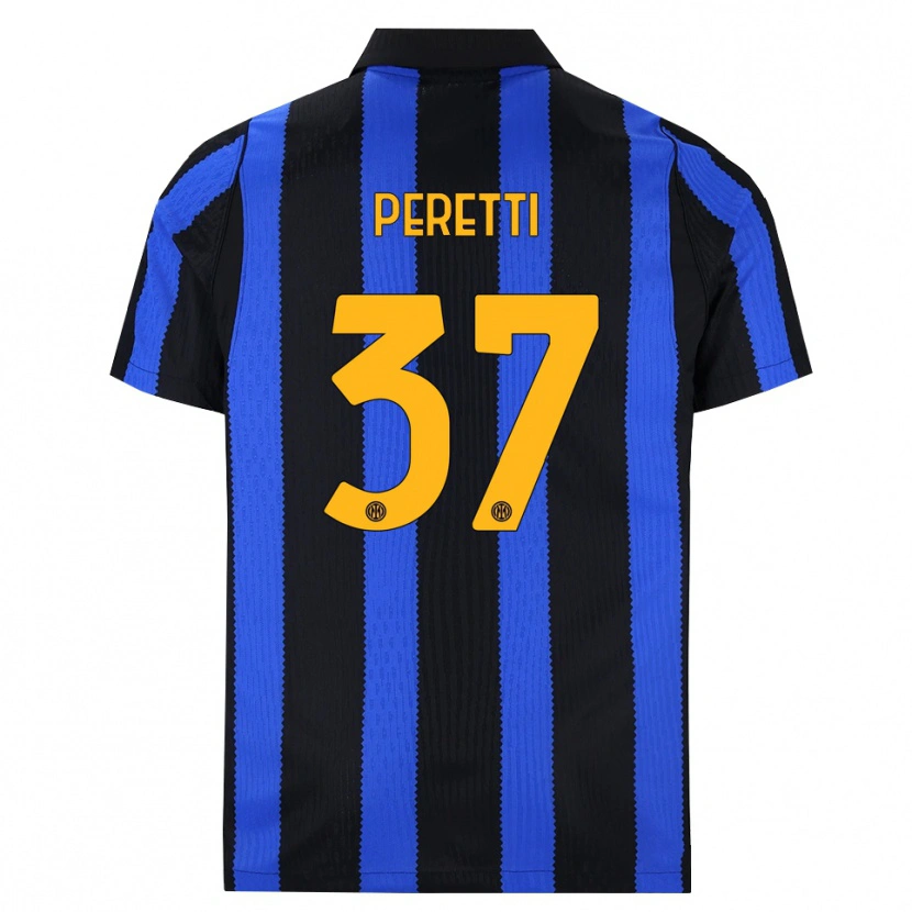 Danxen Criança Camisola Lorenzo Peretti #37 Preto Azul Amarelo Principal 2026/27 Camisa Brasil