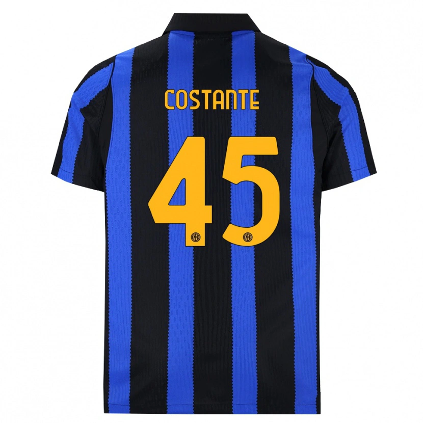Danxen Criança Camisola Umberto Costante #45 Preto Azul Amarelo Principal 2026/27 Camisa Brasil