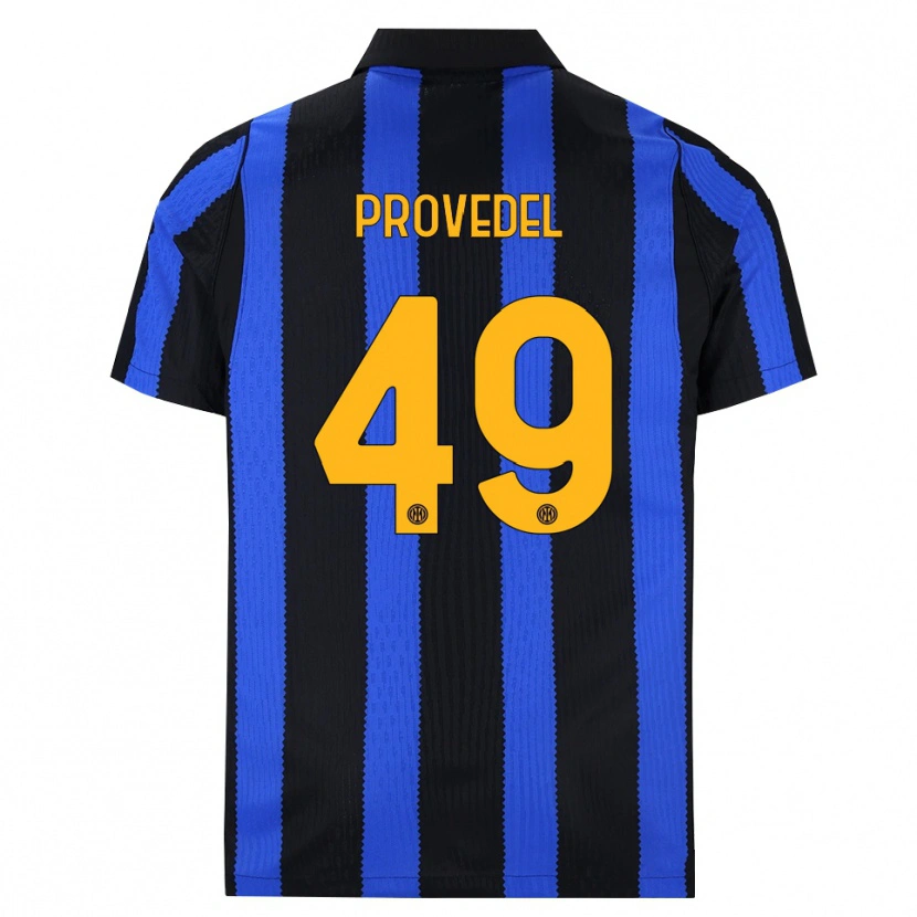 Danxen Criança Camisola Ivan Provedel #49 Preto Azul Amarelo Principal 2026/27 Camisa Brasil