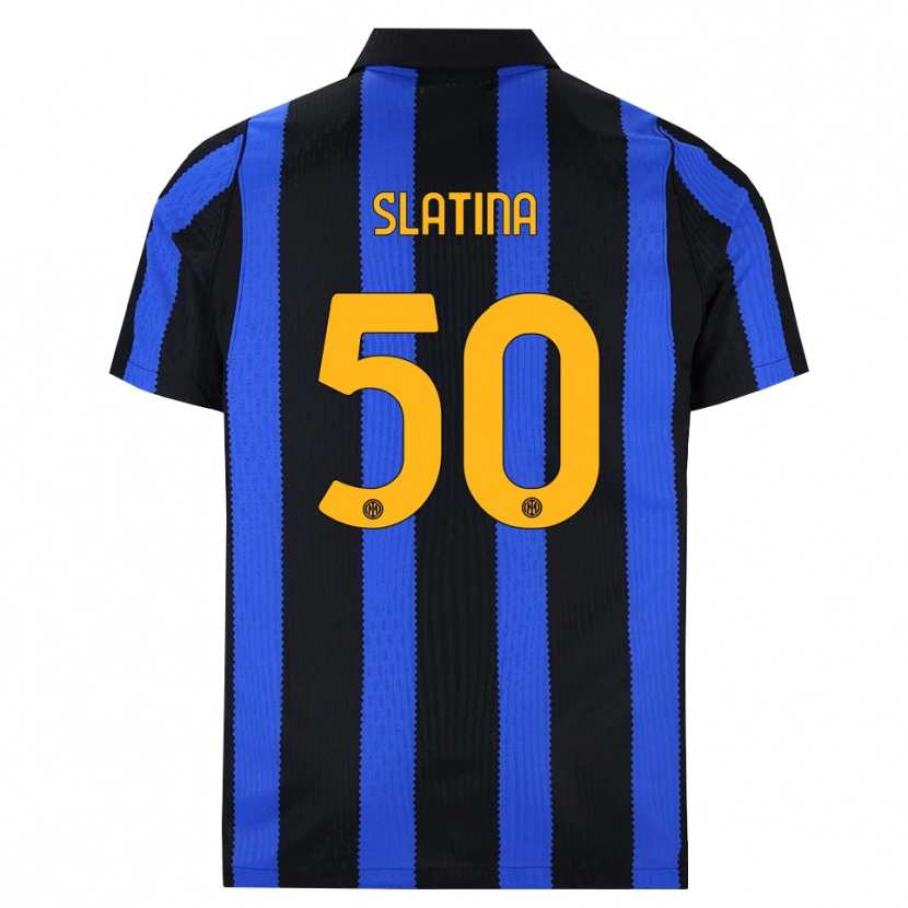 Danxen Criança Camisola Duje Slatina #50 Preto Azul Amarelo Principal 2026/27 Camisa Brasil