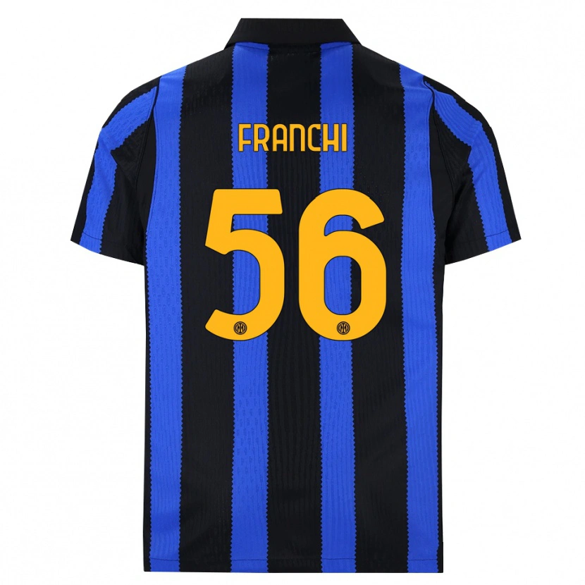Danxen Criança Camisola Mirko Franchi #56 Preto Azul Amarelo Principal 2026/27 Camisa Brasil