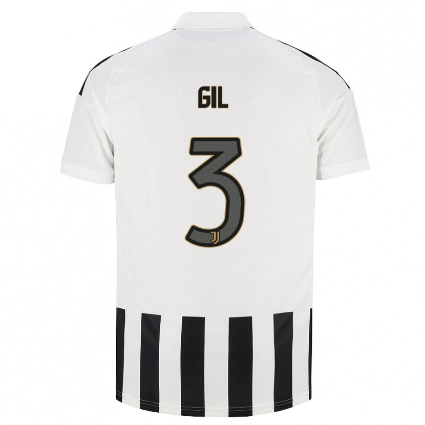 Danxen Criança Camisola Javier Gil #3 Preto Branco Marrom Principal 2026/27 Camisa Brasil