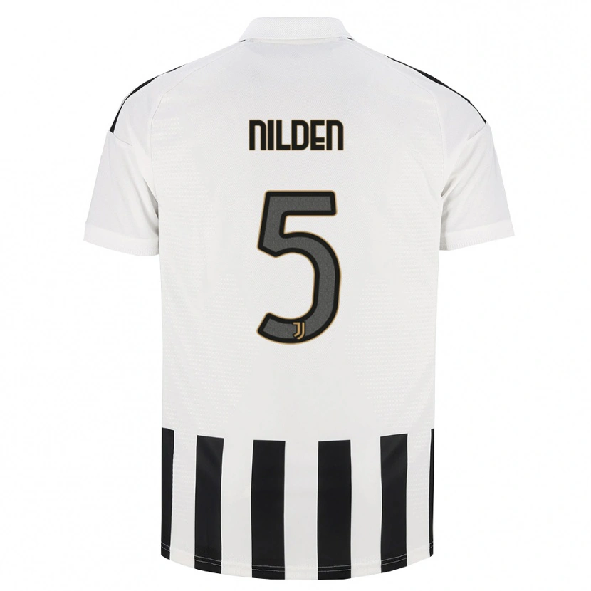 Danxen Criança Camisola Amanda Nilden #5 Preto Branco Marrom Principal 2026/27 Camisa Brasil