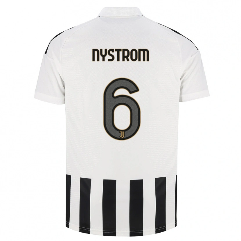 Danxen Criança Camisola Paulina Nyström #6 Preto Branco Marrom Principal 2026/27 Camisa Brasil