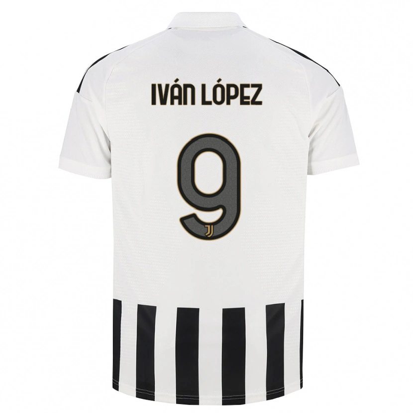 Danxen Criança Camisola Iván López #9 Preto Branco Marrom Principal 2026/27 Camisa Brasil