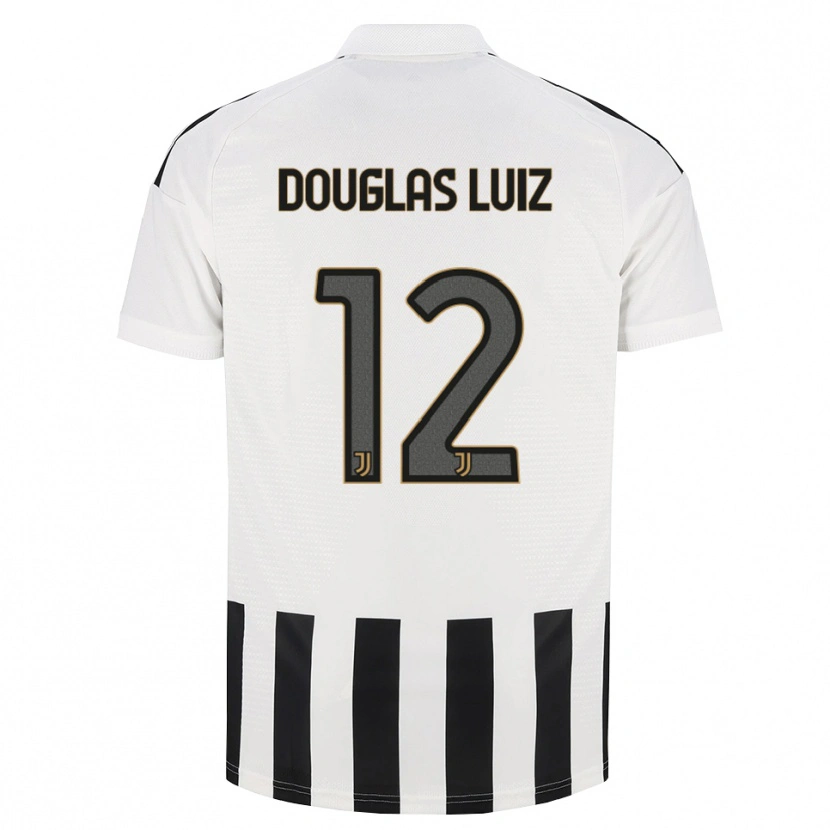 Danxen Criança Camisola Douglas Luiz #12 Preto Branco Marrom Principal 2026/27 Camisa Brasil