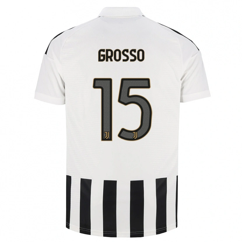 Danxen Criança Camisola Julia Grosso #15 Preto Branco Marrom Principal 2026/27 Camisa Brasil