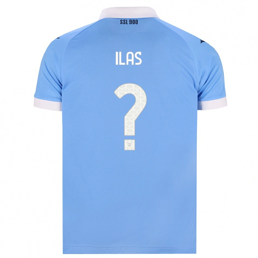 Danxen Criança Camisola Narcis Ilaș #0 Azul Celeste Preto Branco Principal 2026/27 Camisa Brasil