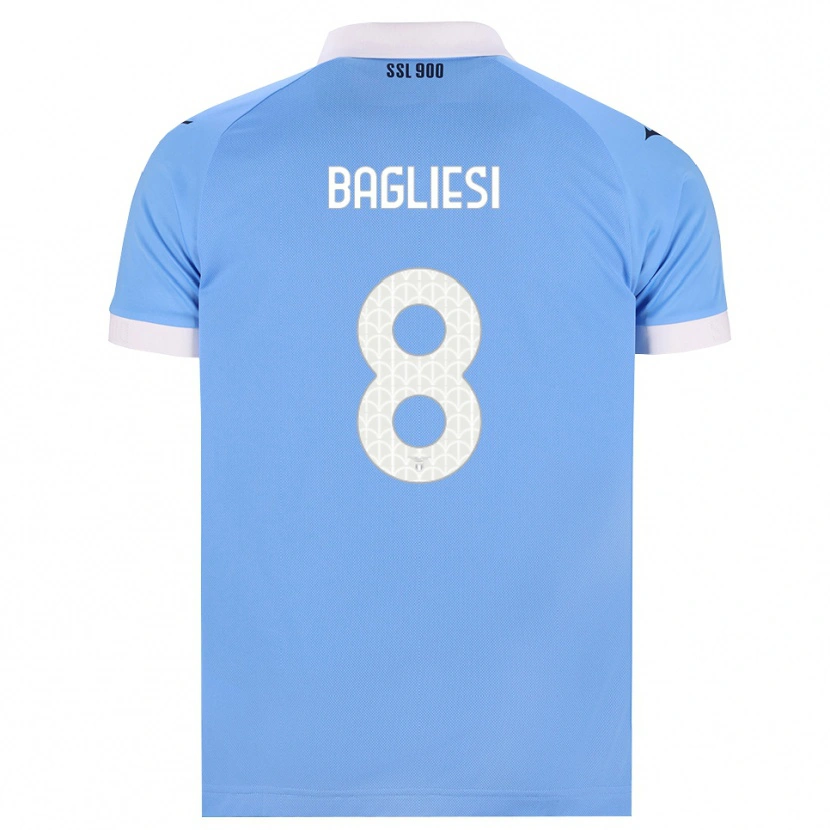 Danxen Criança Camisola Thomas Bagliesi #8 Azul Celeste Preto Branco Principal 2026/27 Camisa Brasil