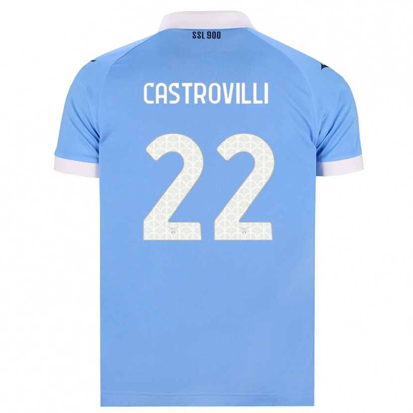 Danxen Criança Camisola Gaetano Castrovilli #22 Azul Celeste Preto Branco Principal 2026/27 Camisa Brasil