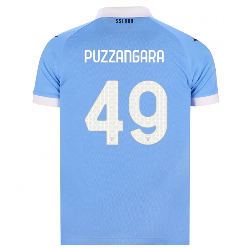 Danxen Criança Camisola Angelo Antonio Puzzangara #49 Azul Celeste Preto Branco Principal 2026/27 Camisa Brasil