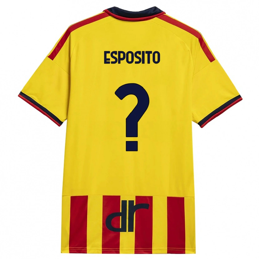 Danxen Criança Camisola Sebastian Esposito #0 Amarelo Vermelho Principal 2026/27 Camisa Brasil