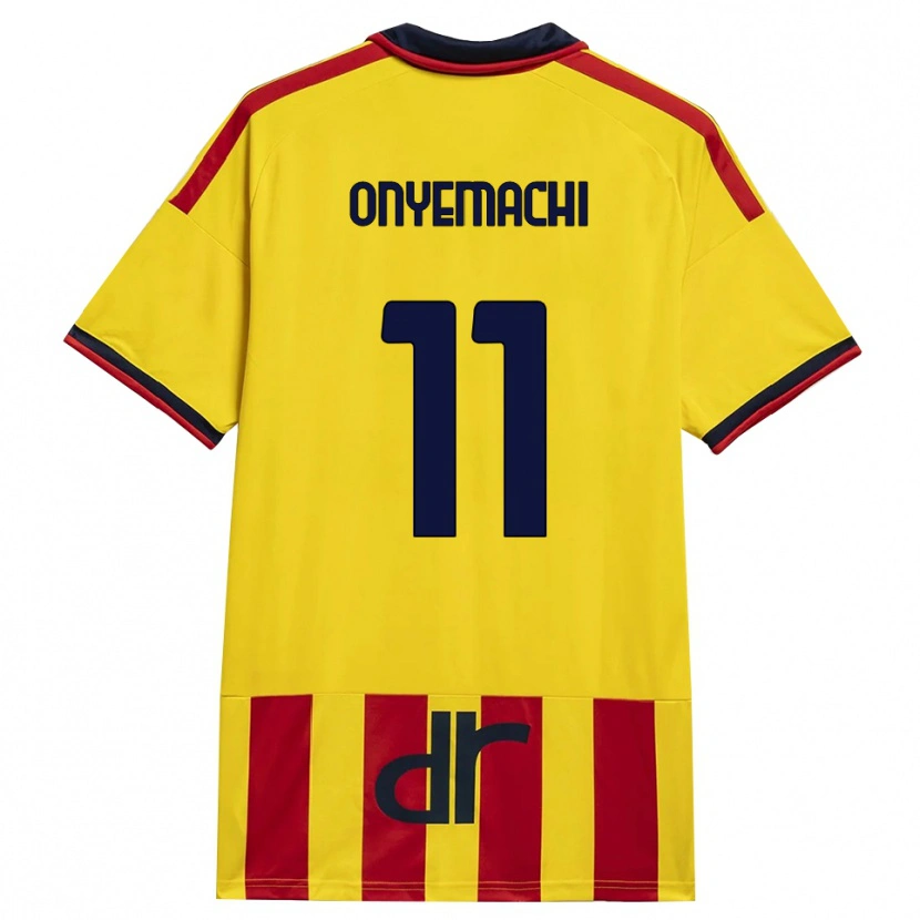 Danxen Criança Camisola Divine Onyemachi #11 Amarelo Vermelho Principal 2026/27 Camisa Brasil
