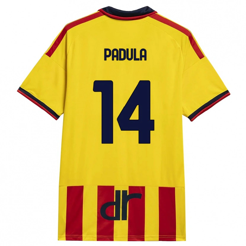 Danxen Criança Camisola Giuseppe Padula #14 Amarelo Vermelho Principal 2026/27 Camisa Brasil