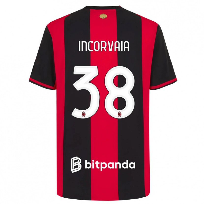 Danxen Criança Camisola Giovanni Incorvaia #38 Vermelho Preto Branco Principal 2026/27 Camisa Brasil