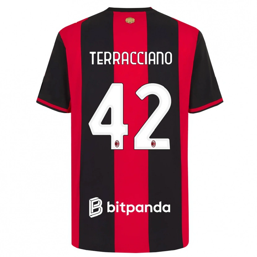 Danxen Criança Camisola Filippo Terracciano #42 Vermelho Preto Branco Principal 2026/27 Camisa Brasil