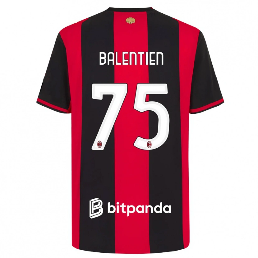 Danxen Criança Camisola Cheveyo Balentien #75 Vermelho Preto Branco Principal 2026/27 Camisa Brasil
