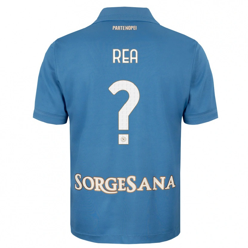 Danxen Criança Camisola Roberto Rea #0 Azul Bruma Branco Principal 2026/27 Camisa Brasil