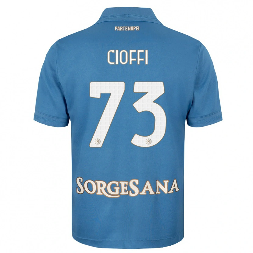 Danxen Criança Camisola Antonio Cioffi #73 Azul Bruma Branco Principal 2026/27 Camisa Brasil