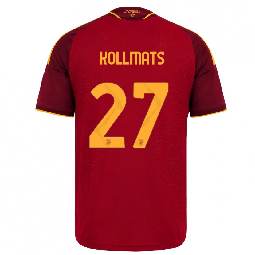 Danxen Criança Camisola Beata Kollmats #27 Vermelho Dourado Amarelo Principal 2026/27 Camisa Brasil