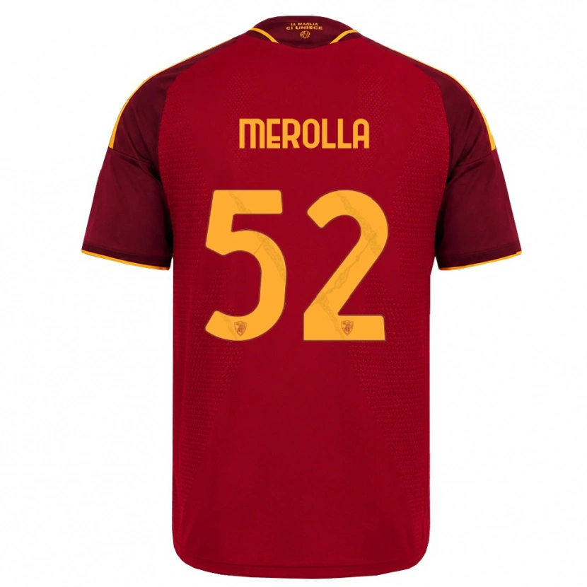 Danxen Criança Camisola Liliana Merolla #52 Vermelho Dourado Amarelo Principal 2026/27 Camisa Brasil