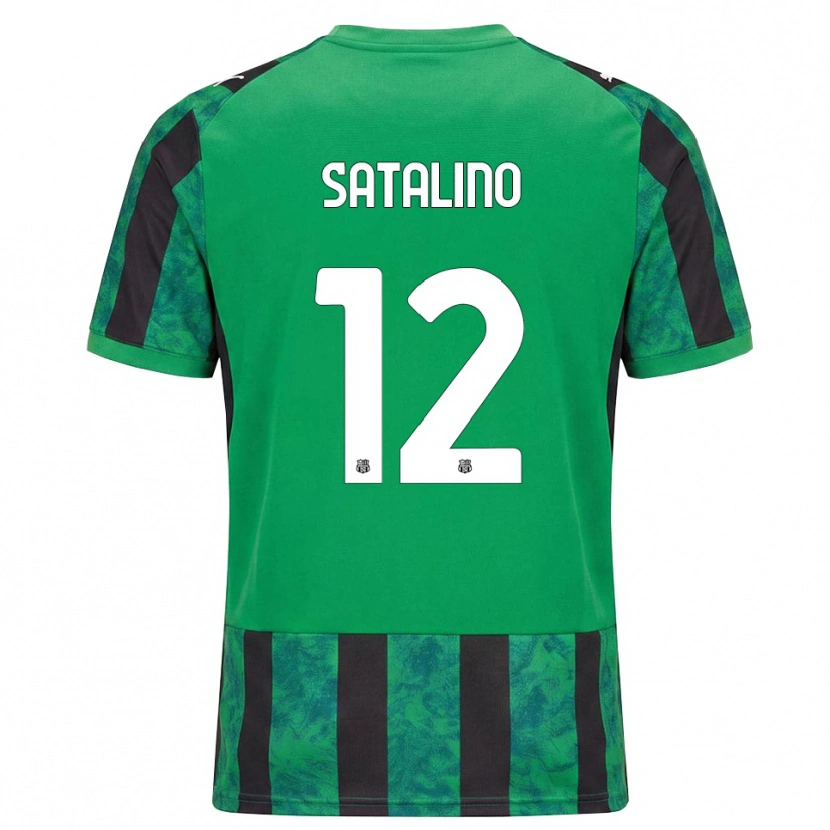 Danxen Criança Camisola Giacomo Satalino #12 Verde Preto Branco Principal 2026/27 Camisa Brasil