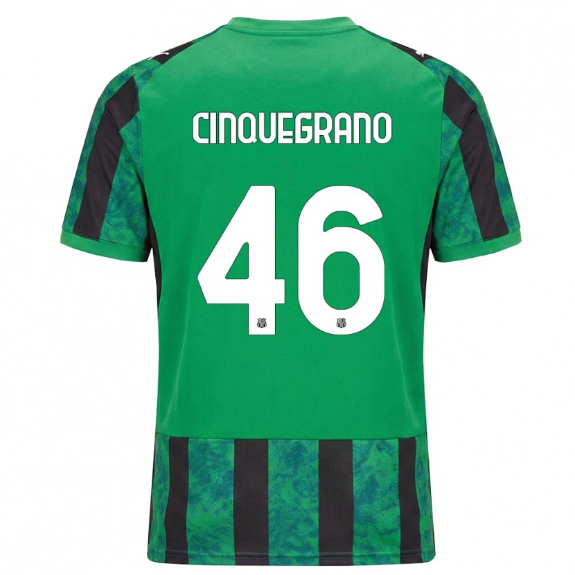 Danxen Criança Camisola Simone Cinquegrano #46 Verde Preto Branco Principal 2026/27 Camisa Brasil