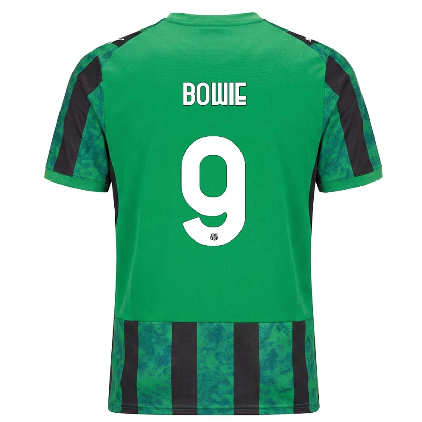 Danxen Criança Camisola Kieron Bowie #9 Verde Preto Branco Principal 2026/27 Camisa Brasil