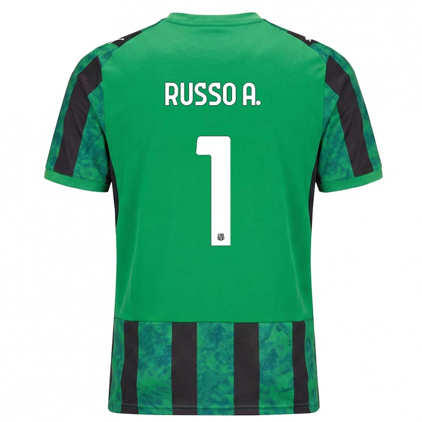 Danxen Criança Camisola Alessandro Russo #1 Verde Preto Branco Principal 2026/27 Camisa Brasil