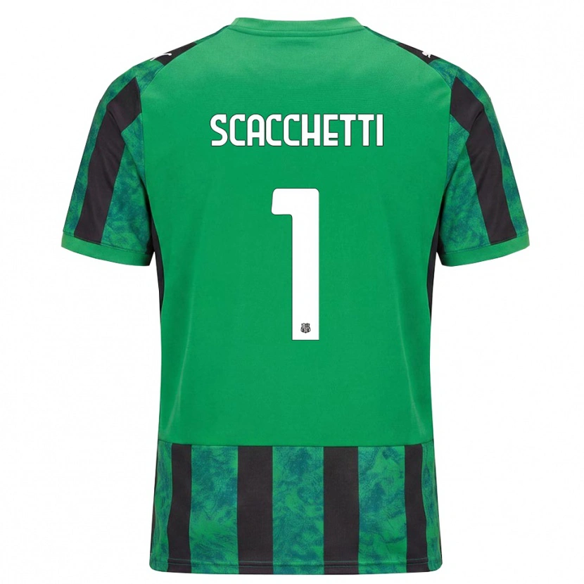 Danxen Criança Camisola Alessandro Scacchetti #1 Verde Preto Branco Principal 2026/27 Camisa Brasil