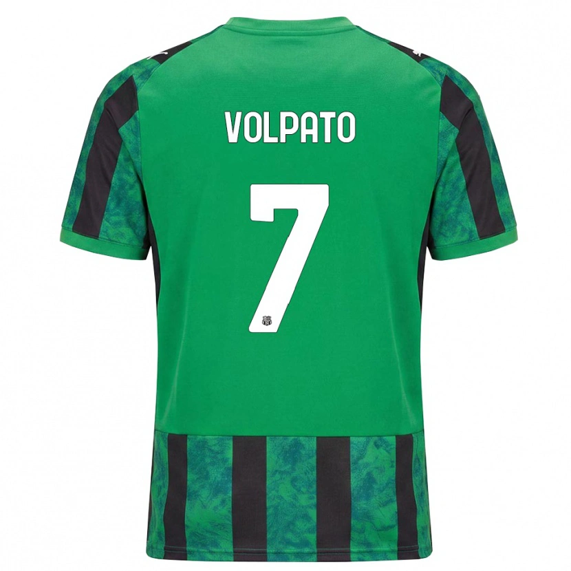 Danxen Criança Camisola Cristian Volpato #7 Verde Preto Branco Principal 2026/27 Camisa Brasil