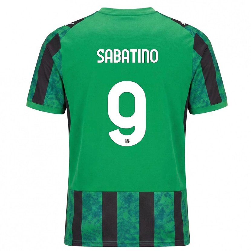 Danxen Criança Camisola Daniela Sabatino #9 Verde Preto Branco Principal 2026/27 Camisa Brasil