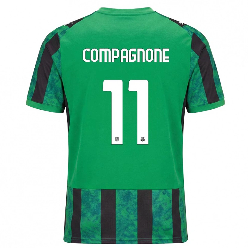 Danxen Criança Camisola Pasquale Compagnone #11 Verde Preto Branco Principal 2026/27 Camisa Brasil