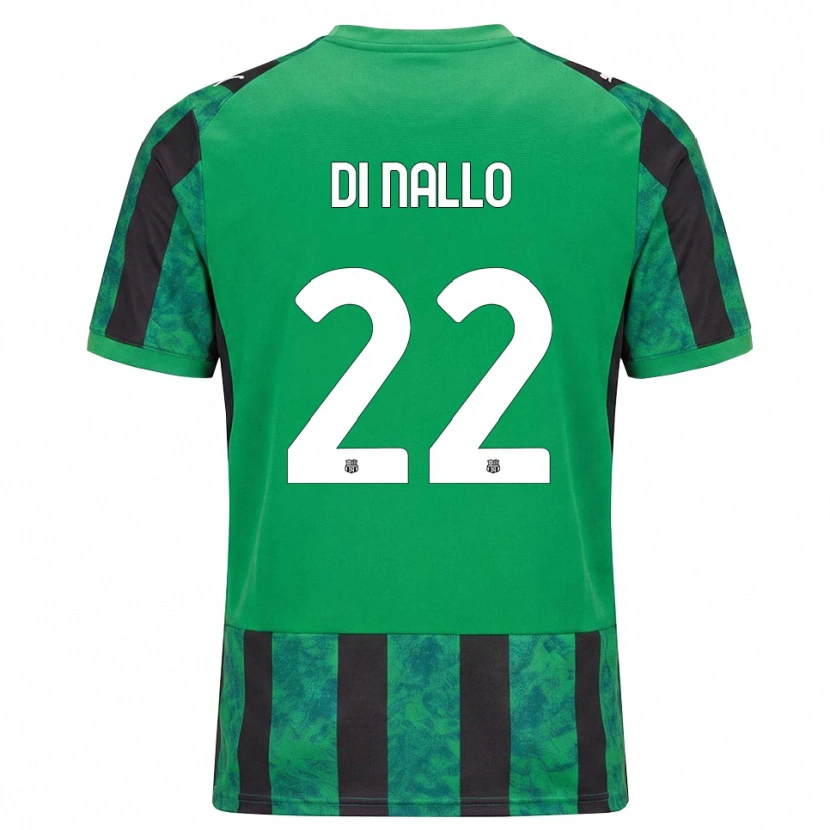 Danxen Criança Camisola Erica Di Nallo #22 Verde Preto Branco Principal 2026/27 Camisa Brasil