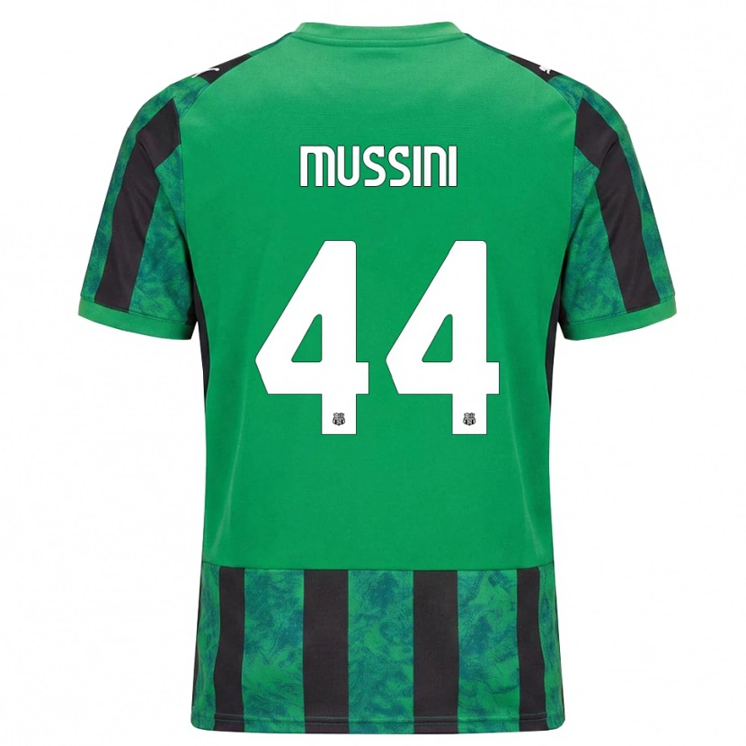 Danxen Criança Camisola Andrea Mussini #44 Verde Preto Branco Principal 2026/27 Camisa Brasil