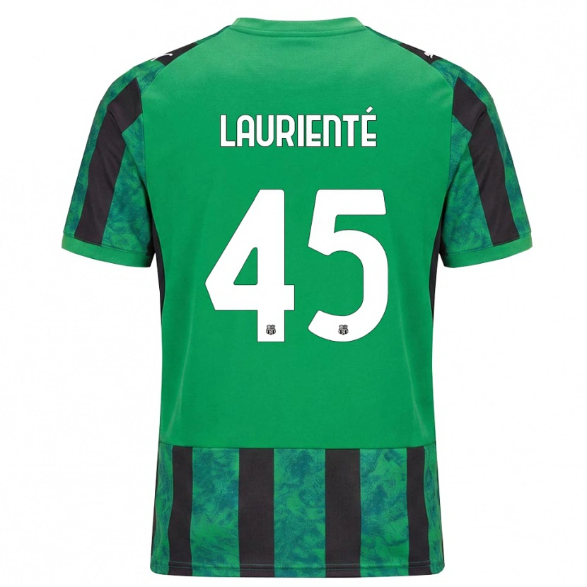 Danxen Criança Camisola Armand Laurienté #45 Verde Preto Branco Principal 2026/27 Camisa Brasil