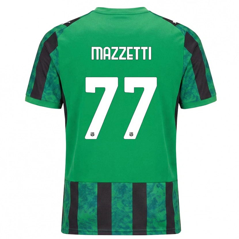 Danxen Criança Camisola Riccardo Mazzetti #77 Verde Preto Branco Principal 2026/27 Camisa Brasil