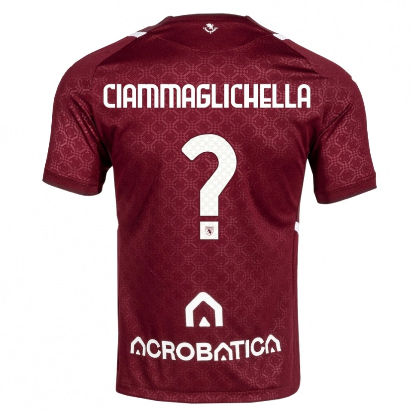 Danxen Criança Camisola Aaron Ciammaglichella #0 Bordô Branco Principal 2026/27 Camisa Brasil