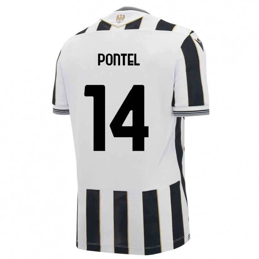 Danxen Criança Camisola Simone Pontel #14 Preto Branco Rosa Principal 2026/27 Camisa Brasil