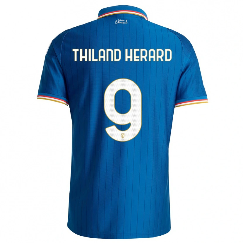 Danxen Criança Camisola Robin Thiland-Herard #9 Azul Branco Vermelho Principal 2026/27 Camisa Brasil