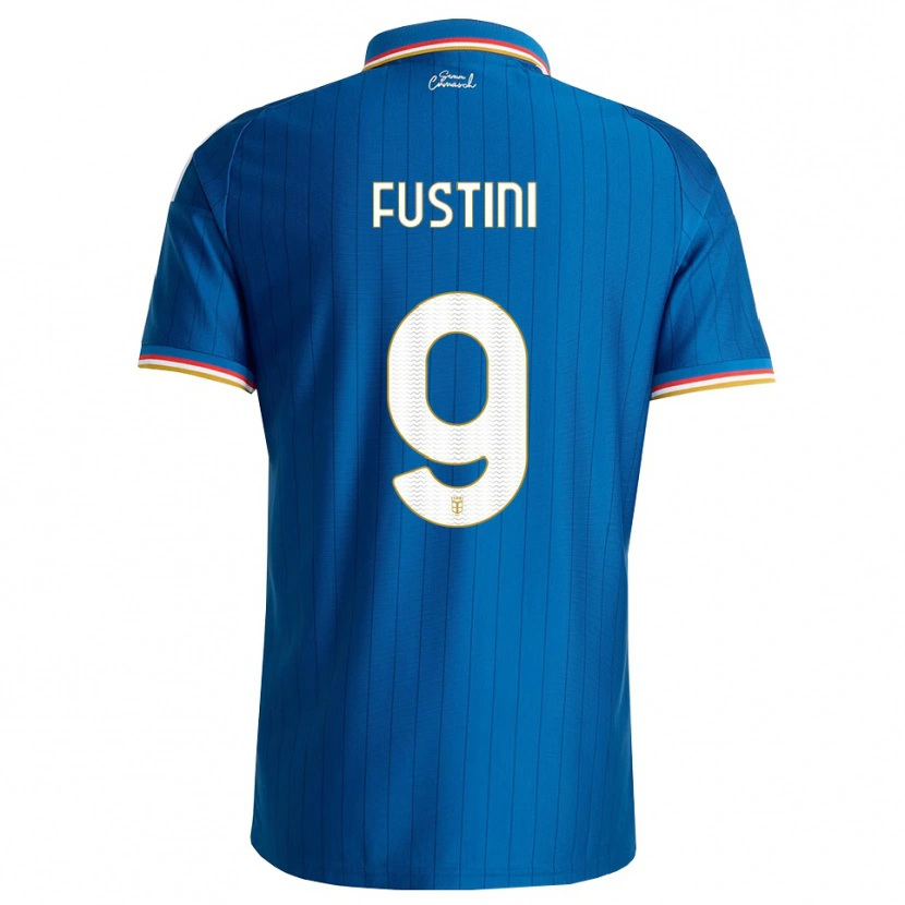 Danxen Criança Camisola Kevin Fustini #9 Azul Branco Vermelho Principal 2026/27 Camisa Brasil