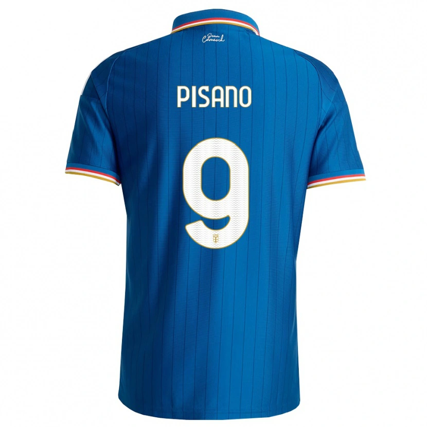 Danxen Criança Camisola Manuel Pisano #9 Azul Branco Vermelho Principal 2026/27 Camisa Brasil