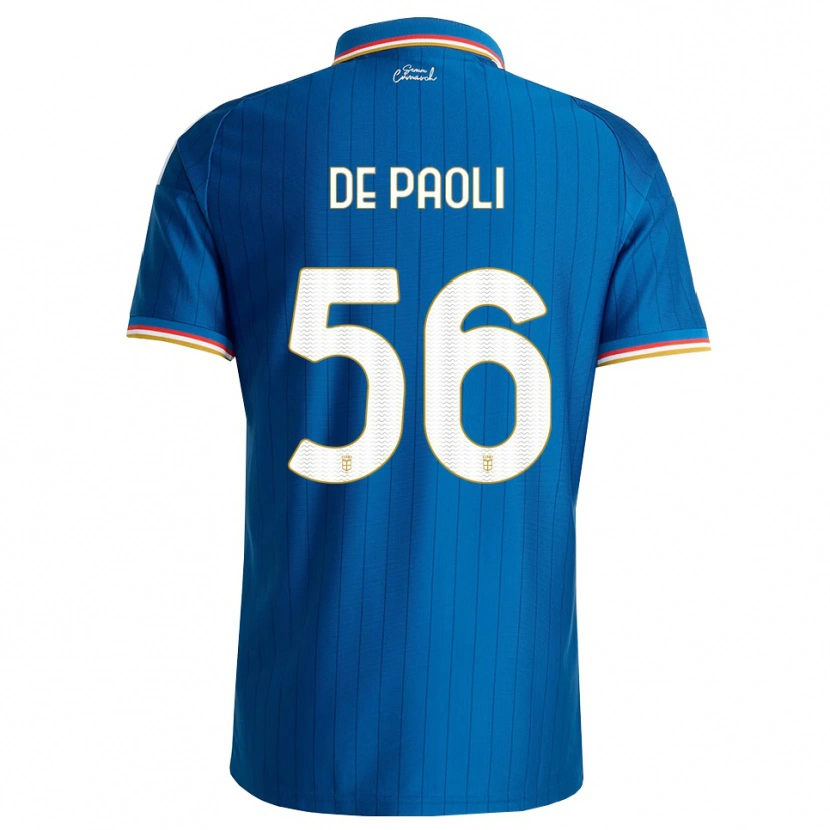 Danxen Criança Camisola Cristiano De Paoli #56 Azul Branco Vermelho Principal 2026/27 Camisa Brasil