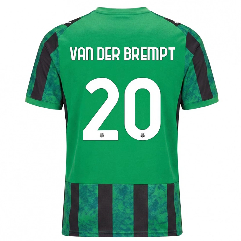 Danxen Criança Camisola Ignace Van Der Brempt #20 Verde Preto Branco Principal 2026/27 Camisa Brasil